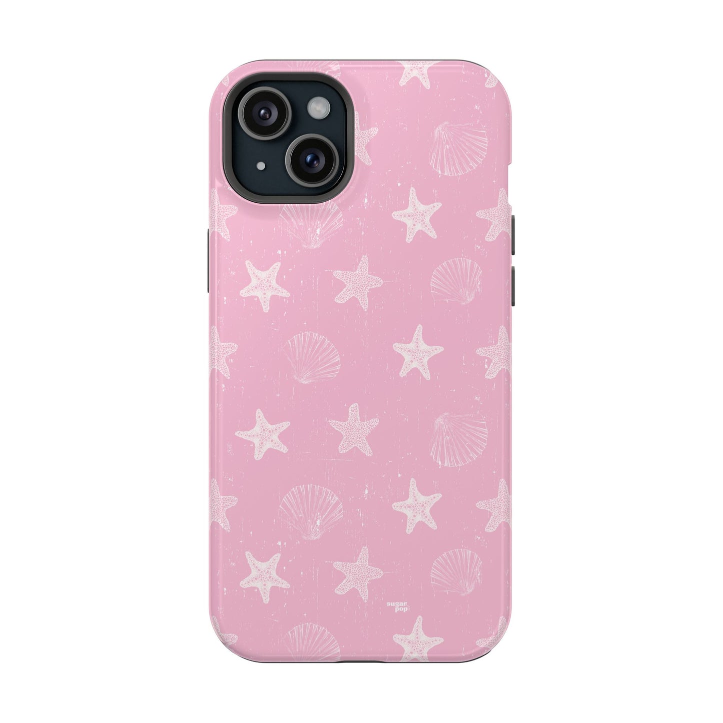 Pink Coastal Impact-Resistant Phone Case