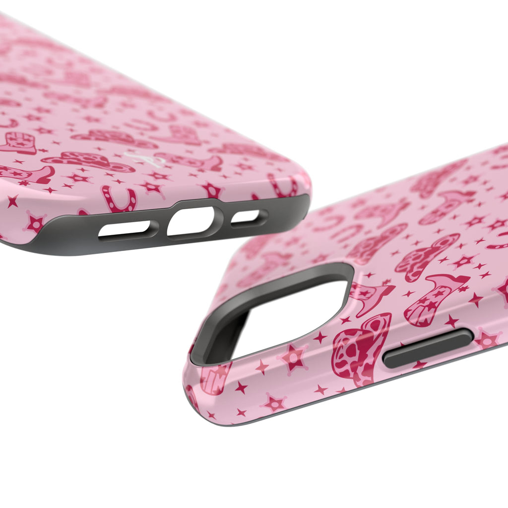 Pink Cowgirl Impact-Resistant Case