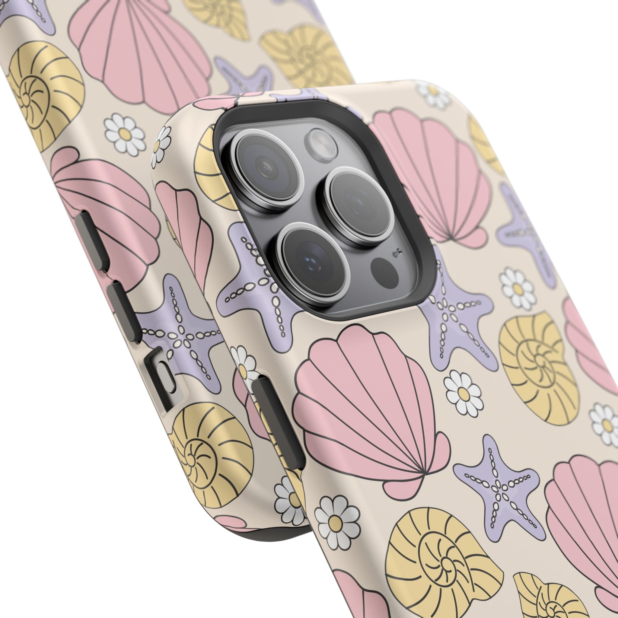 Coastal Shells Impact-Resistant Phone Case