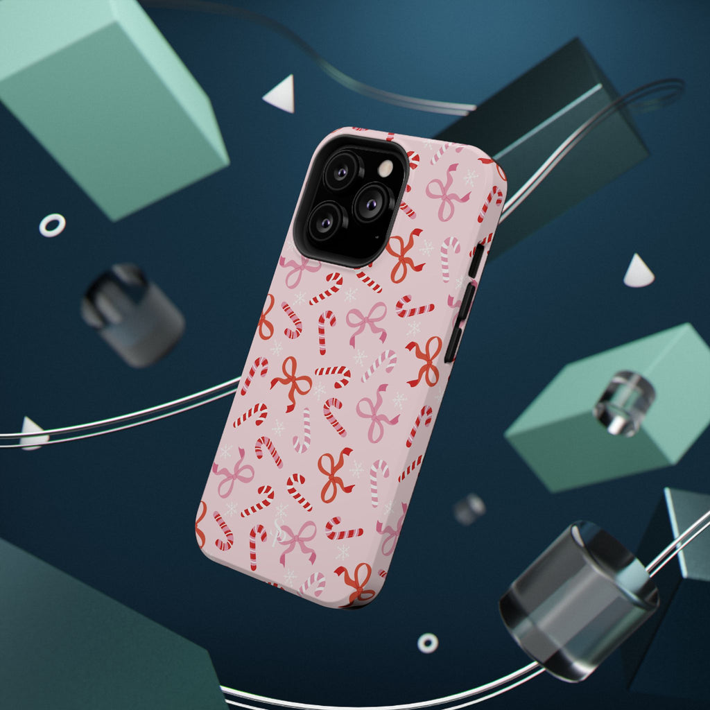 Candy Cane Impact-Resistant Phone Case - Limited Edition