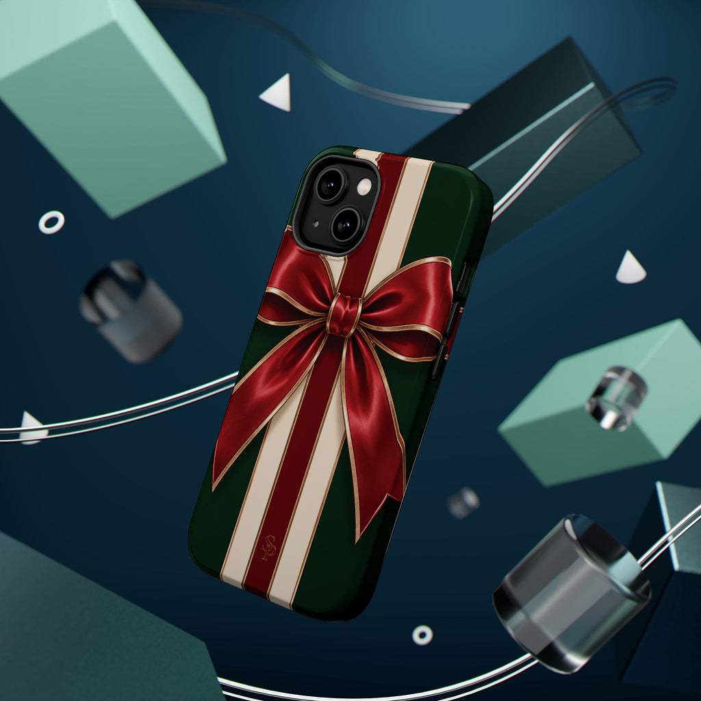 Christmas Gift Bow Magnetic Phone Case