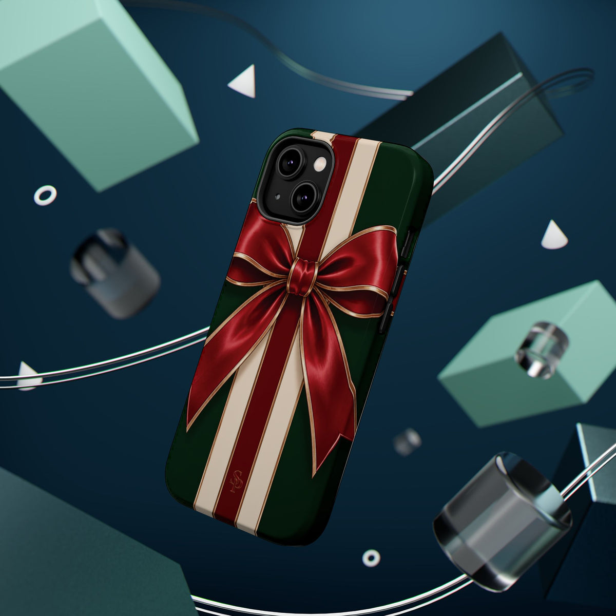 Christmas Gift Bow Magnetic Phone Case