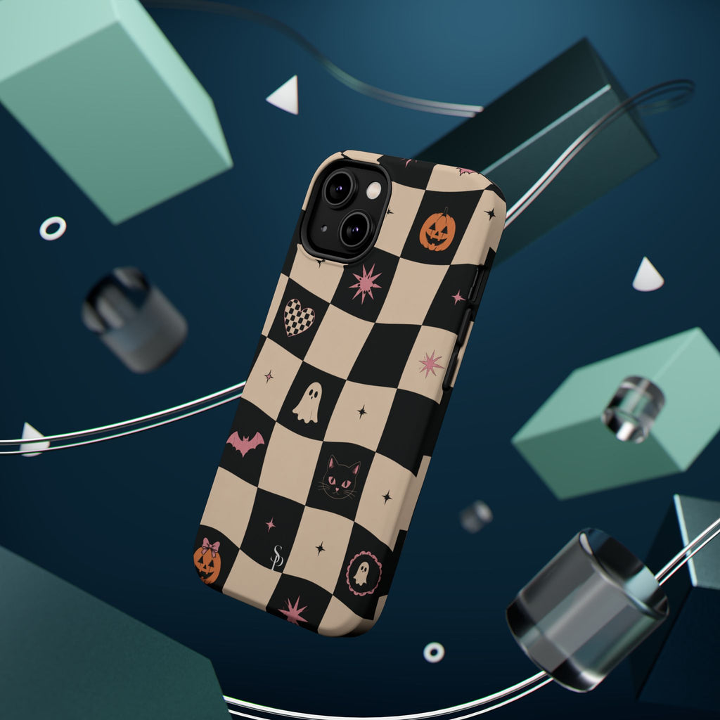 Halloween Checkerboard Magnetic Phone Case