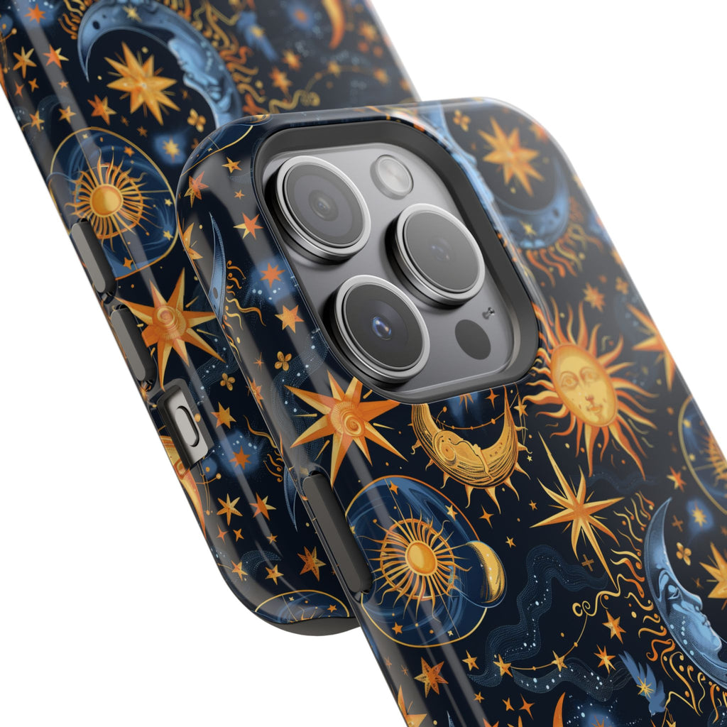 Celestial Sun and Moon Impact-Resistant Phone Case