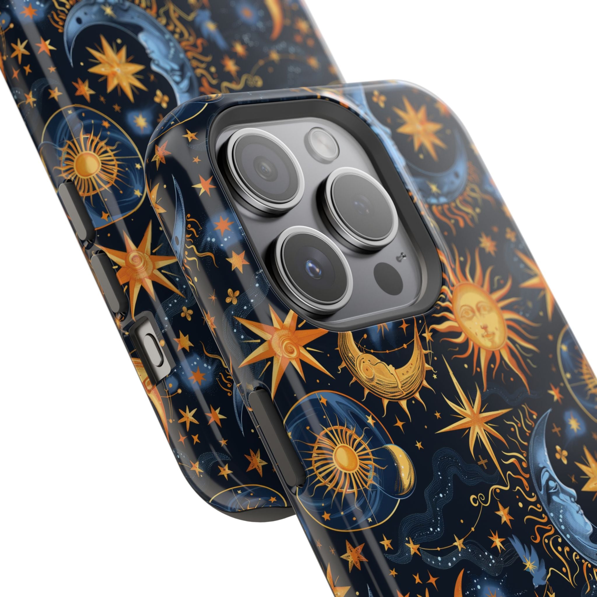Celestial Sun and Moon Impact-Resistant Phone Case