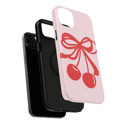 Cherry Bow Impact-Resistant Phone Case