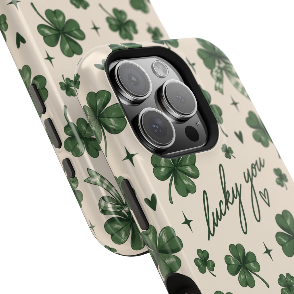 Lucky You Clover Magnetic Impact Phone Case