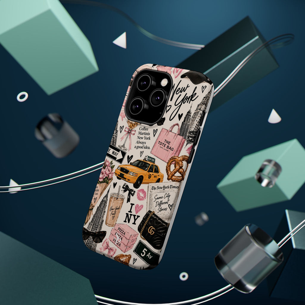 Pink New York Magnetic Phone Case