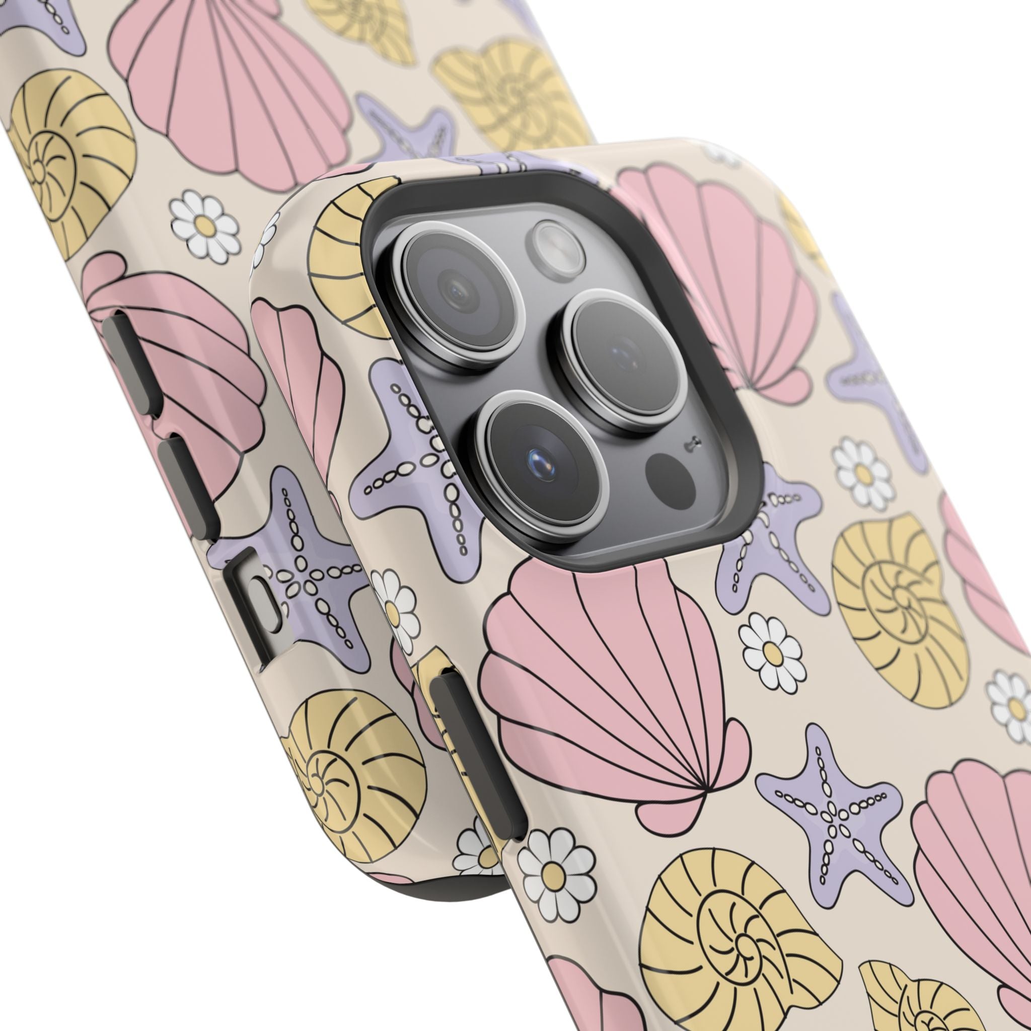 Coastal Shells Impact-Resistant Phone Case