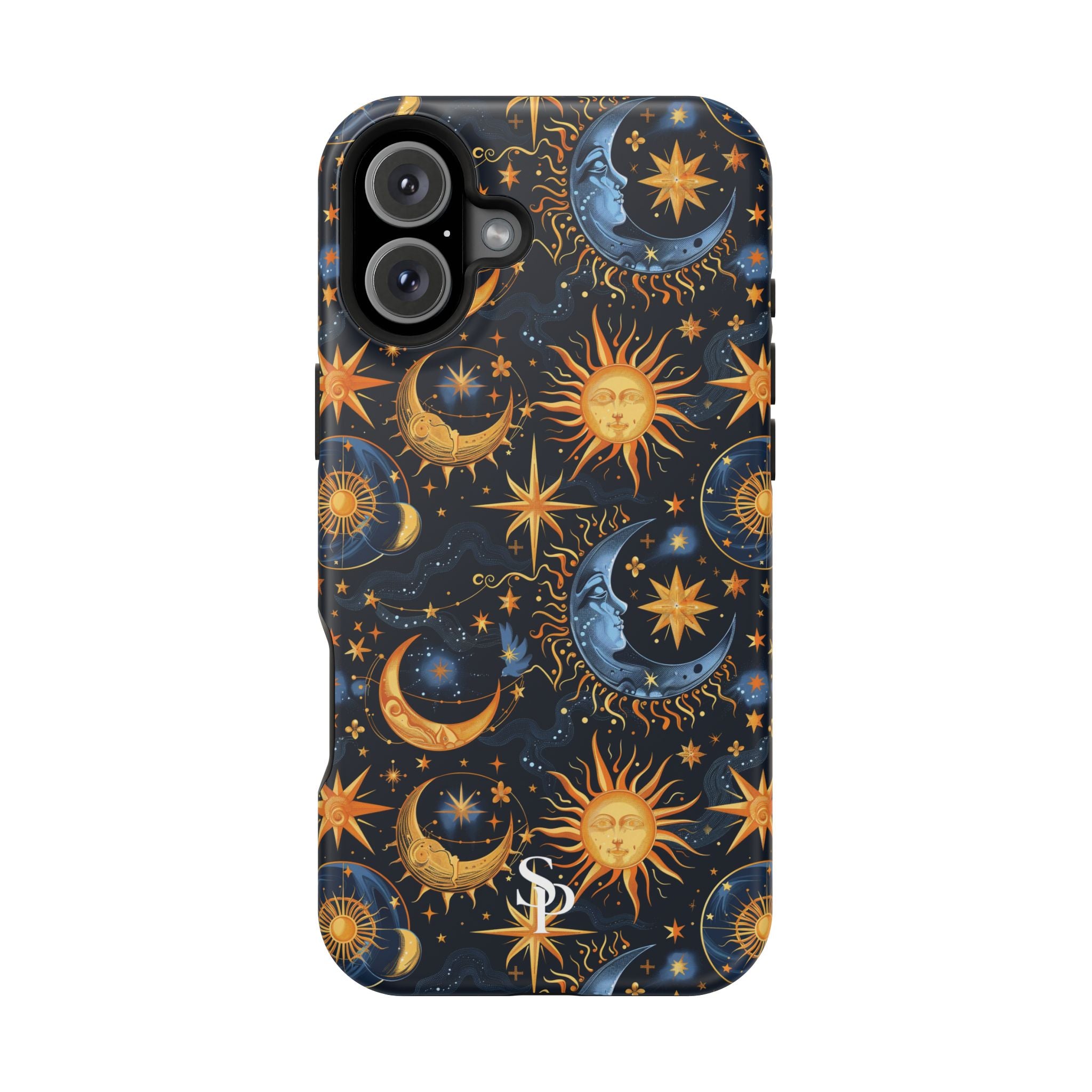 Celestial Sun and Moon Impact-Resistant Phone Case