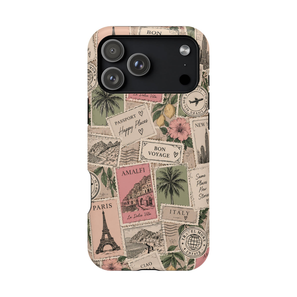 Travel Passport Stamp Magnetic Case