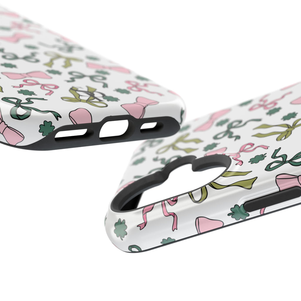 Bows and Shamrocks Magnetic Phone Case