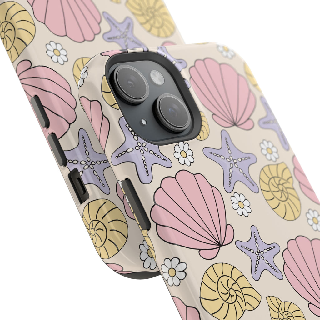 Coastal Shells Impact-Resistant Phone Case