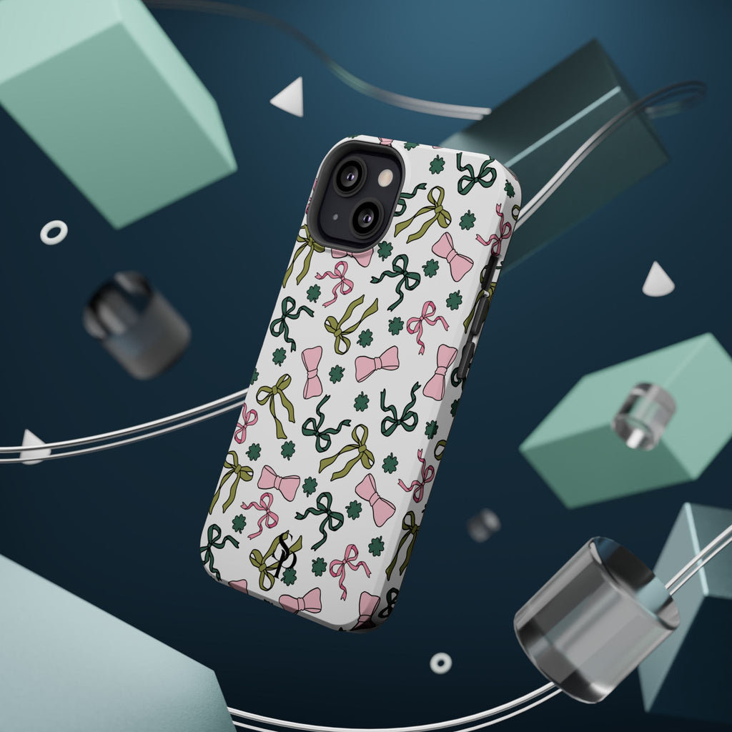 Bows and Shamrocks Magnetic Phone Case