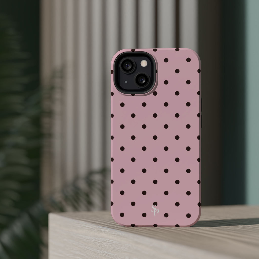 Pink Polka Dot Magnetic Case
