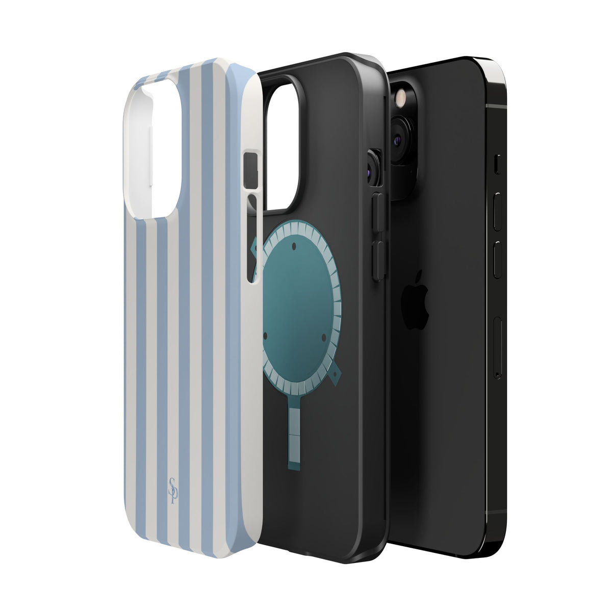 Glacier Striped Magnetic Phone Case