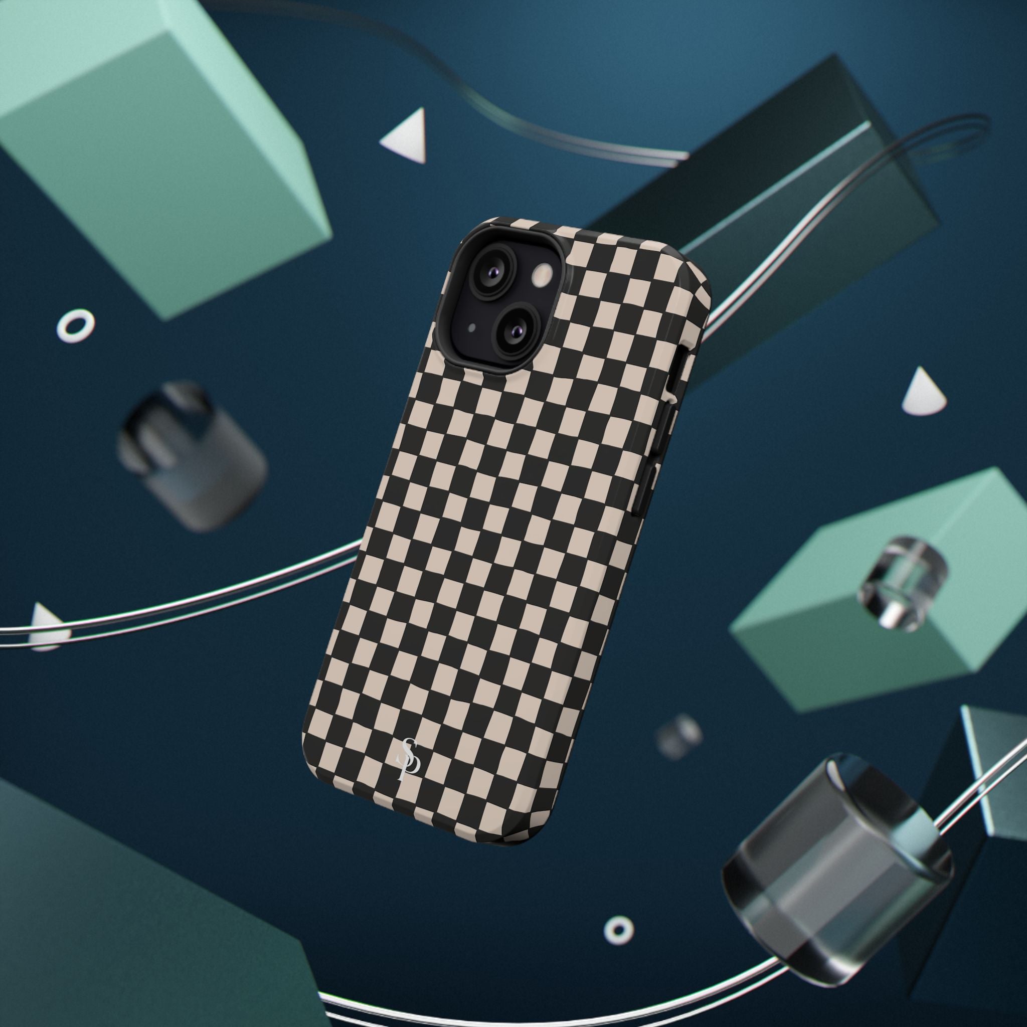 Checkerboard Impact-Resistant Case
