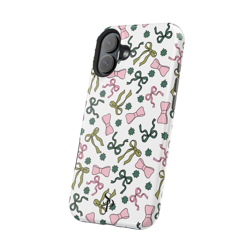 Bows and Shamrocks Magnetic Phone Case