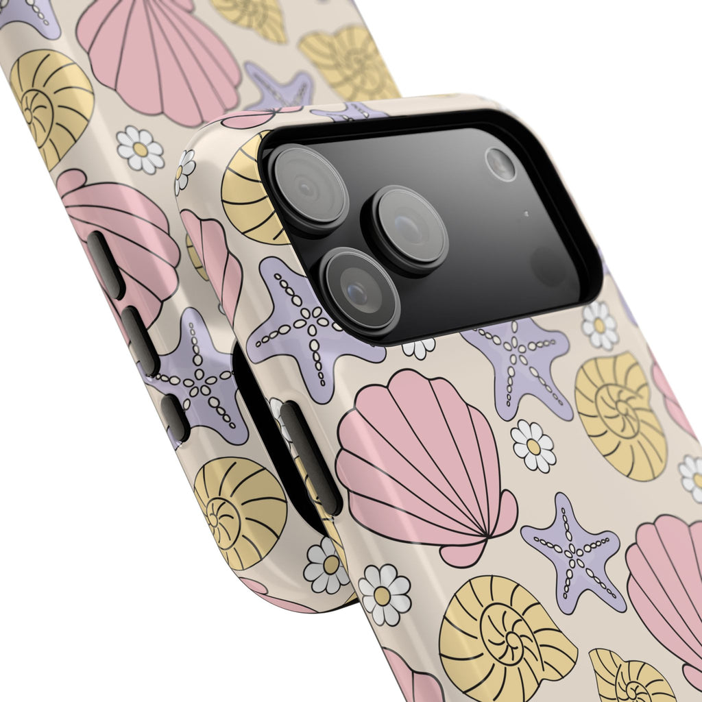 Coastal Shells Impact-Resistant Phone Case