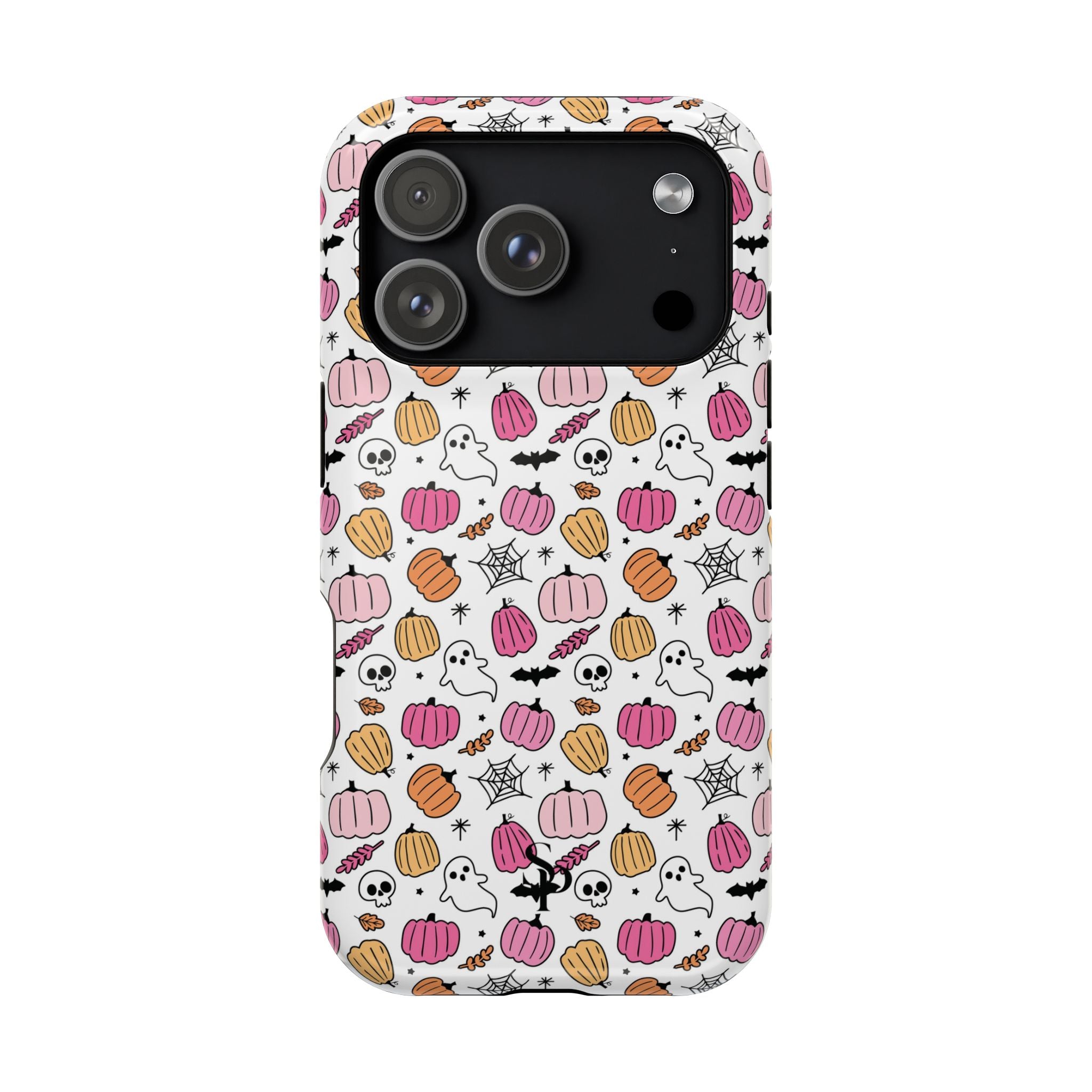 Pink Halloween Impact-Resistant Cases