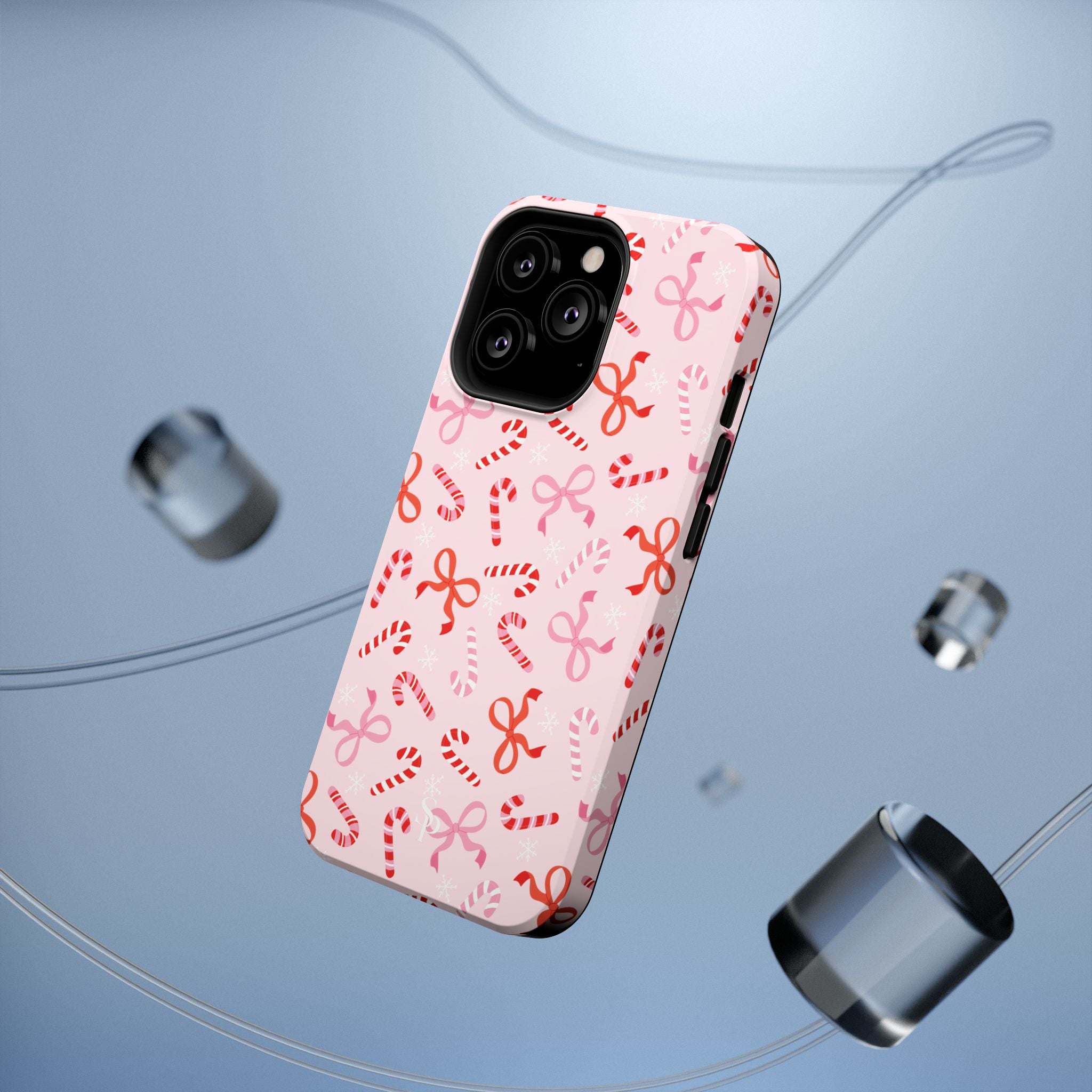 Candy Cane Impact-Resistant Phone Case - Limited Edition