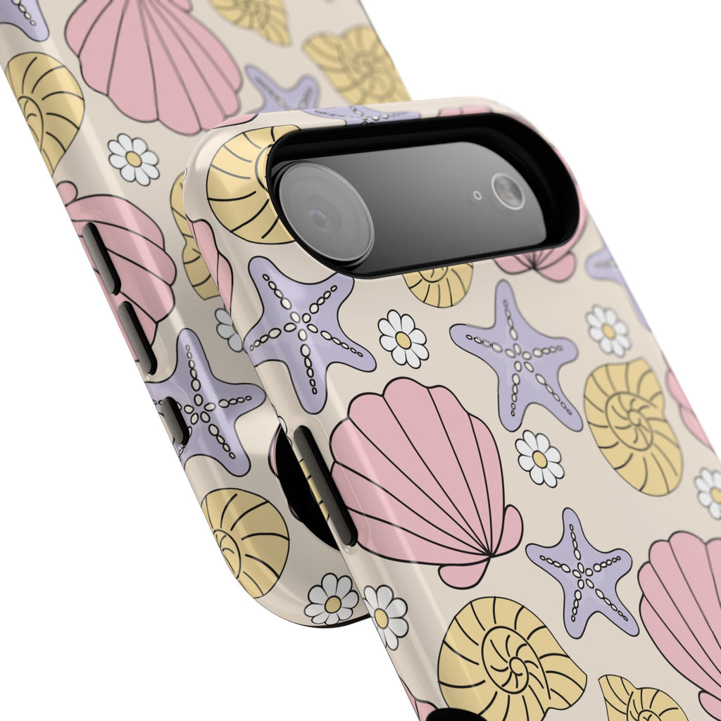 Coastal Shells Impact-Resistant Phone Case