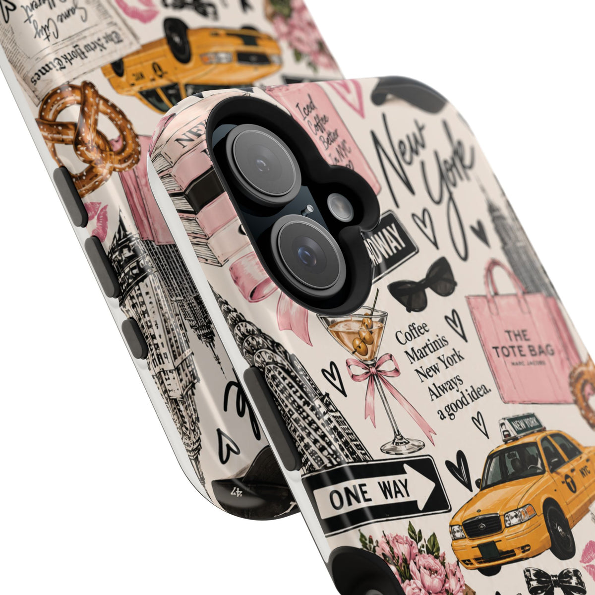 Pink New York Magnetic Phone Case