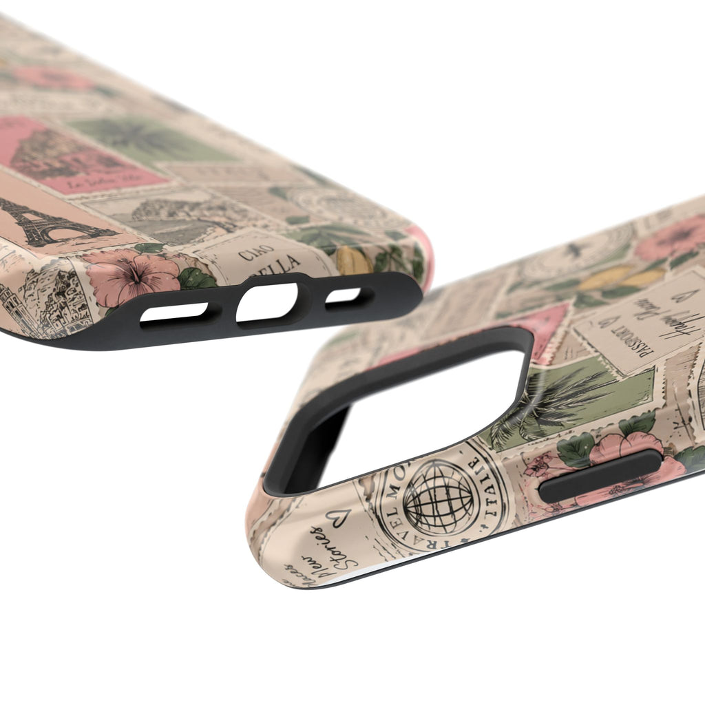 Travel Passport Stamp Magnetic Impact-Resistant Case