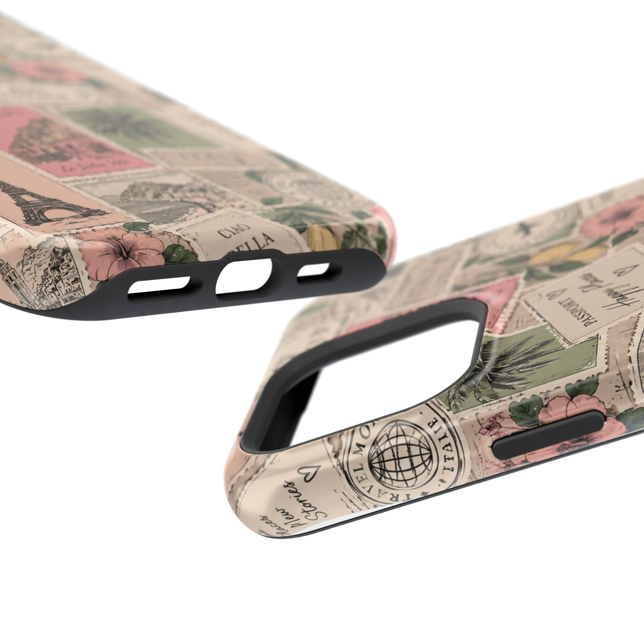Travel Passport Stamp Magnetic Impact-Resistant Case