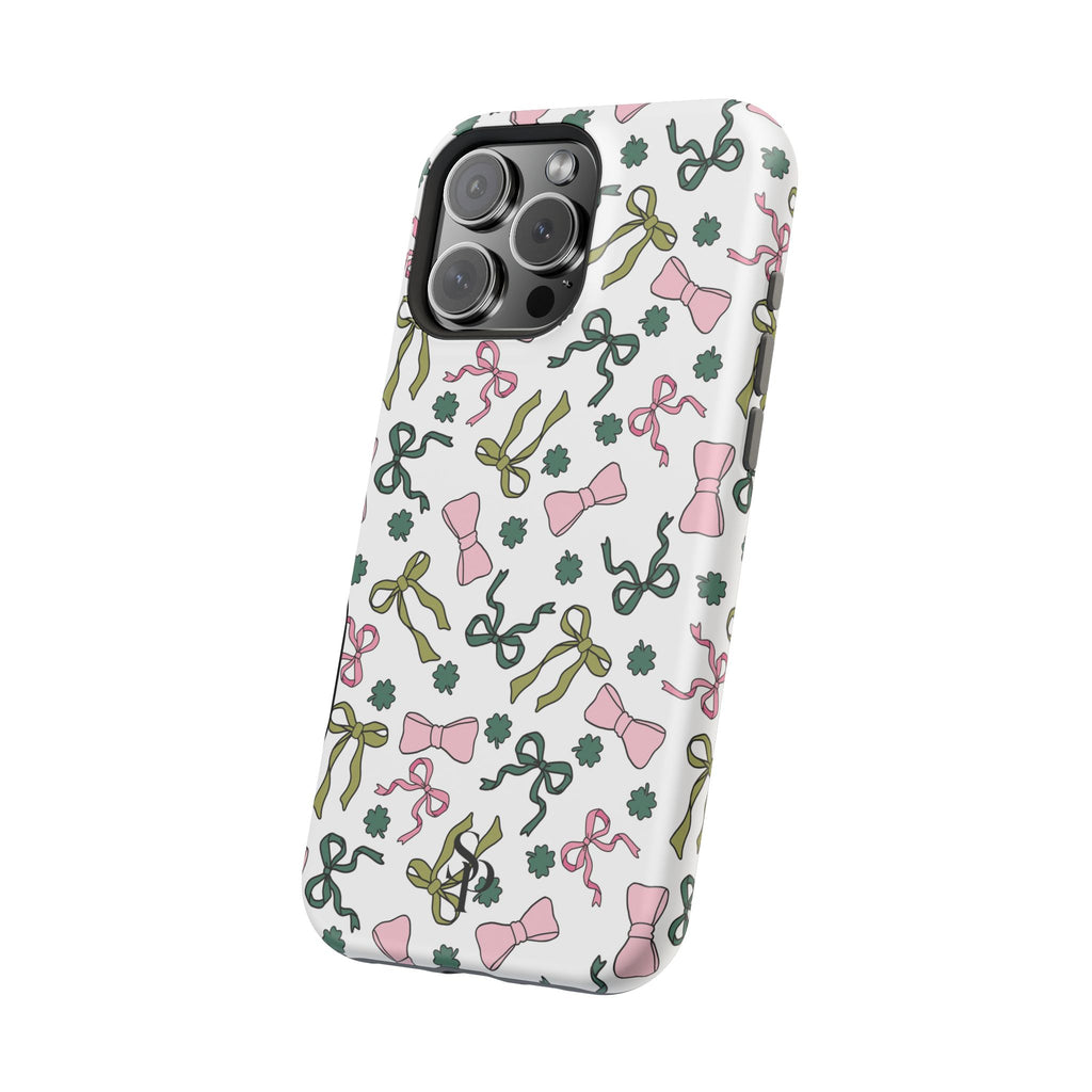 Bows and Shamrocks Magnetic Phone Case