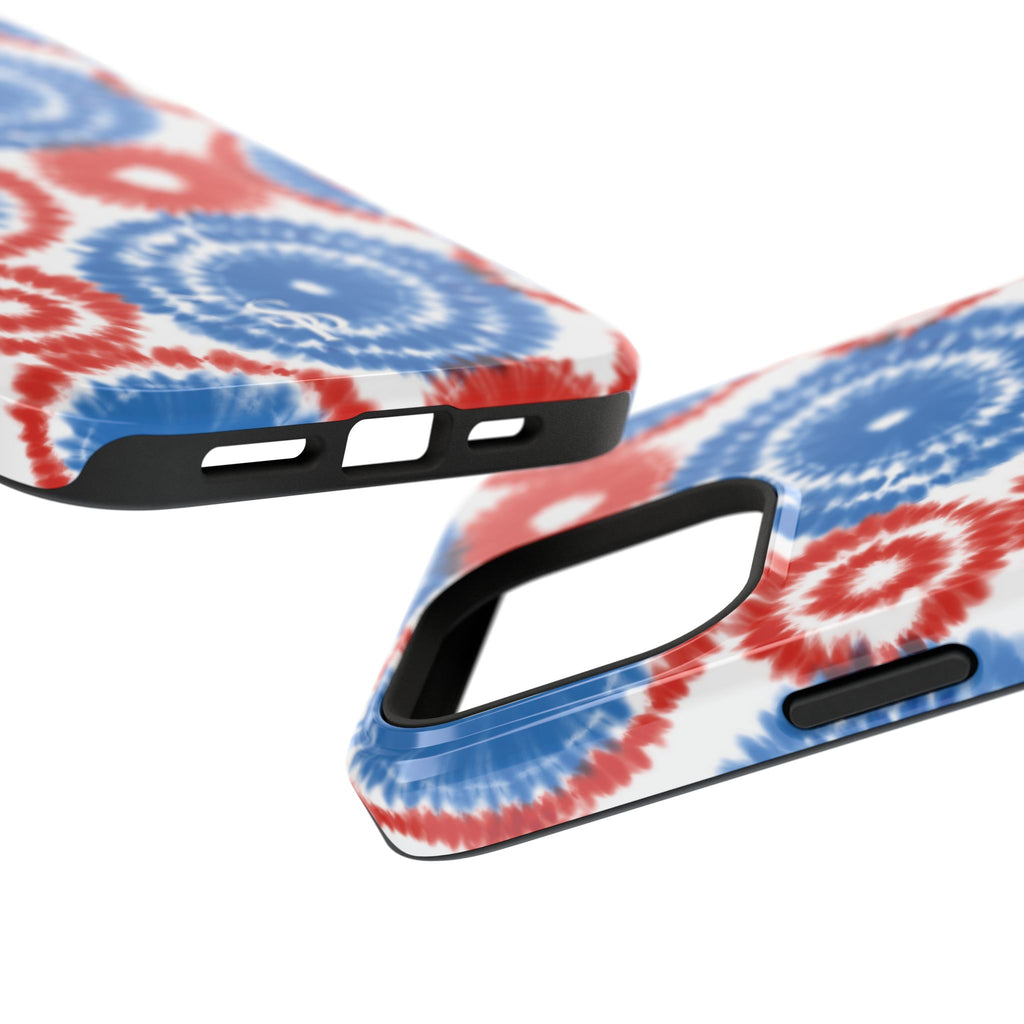 Patriotic Tie Dye Impact Resistant Phone Case