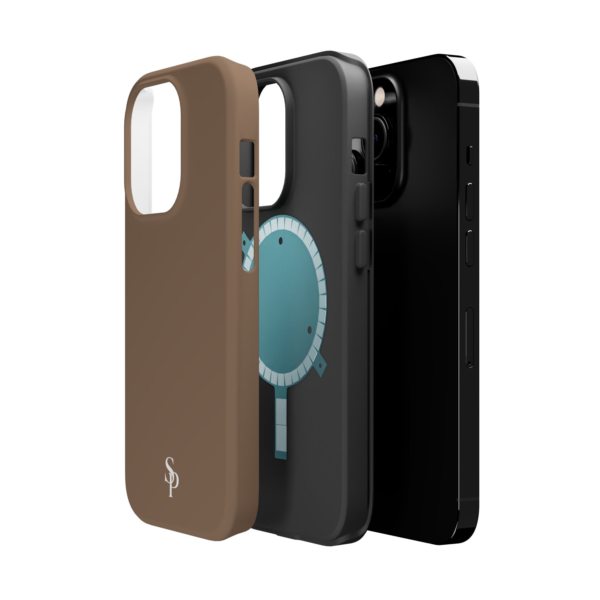 Brown Magnetic Tough Case