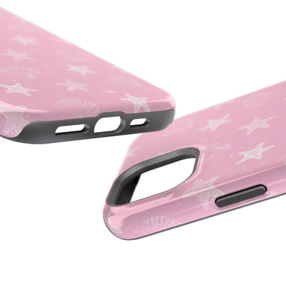 Pink Coastal Impact-Resistant Phone Case