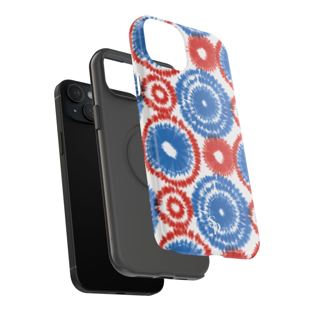 Patriotic Tie Dye Impact Resistant Phone Case
