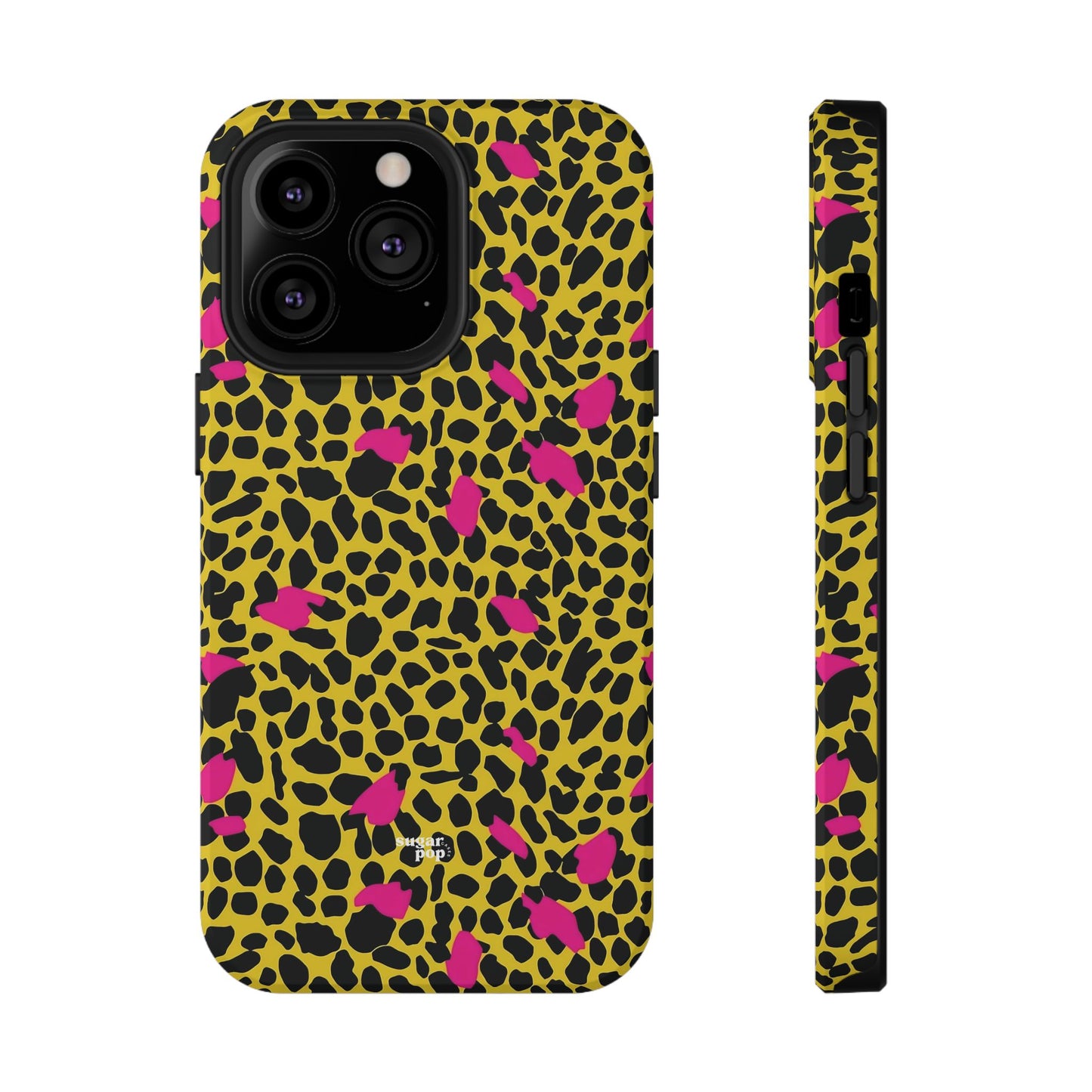 Leopard Print Impact-Resistant Phone Case