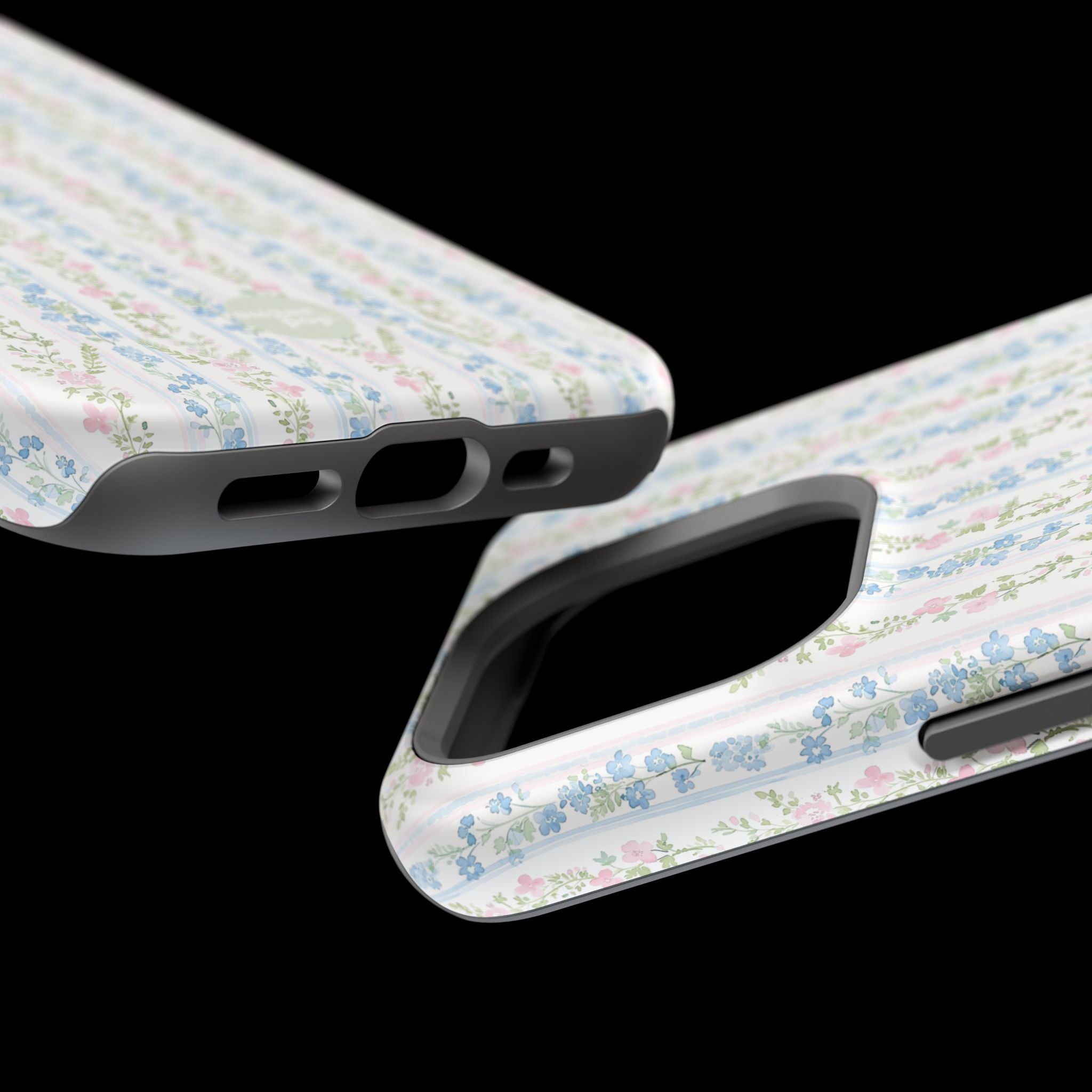 Pastel Floral Pattern Magnetic Tough Case