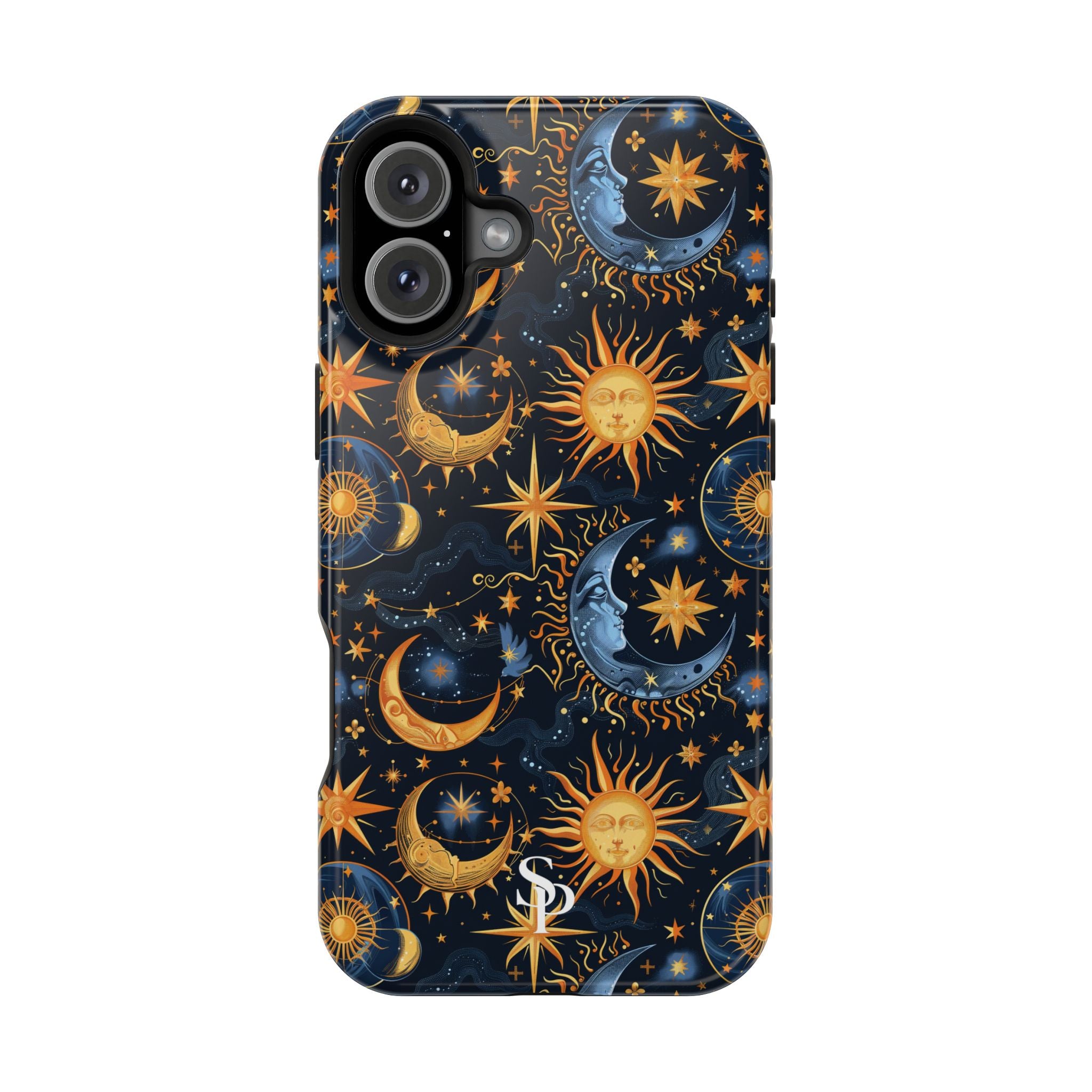 Celestial Sun and Moon Impact-Resistant Phone Case
