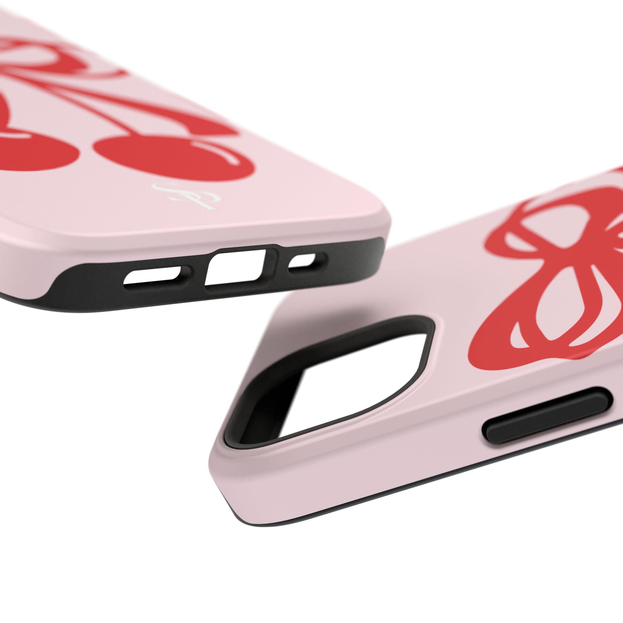 Cherry Bow Impact-Resistant Phone Case