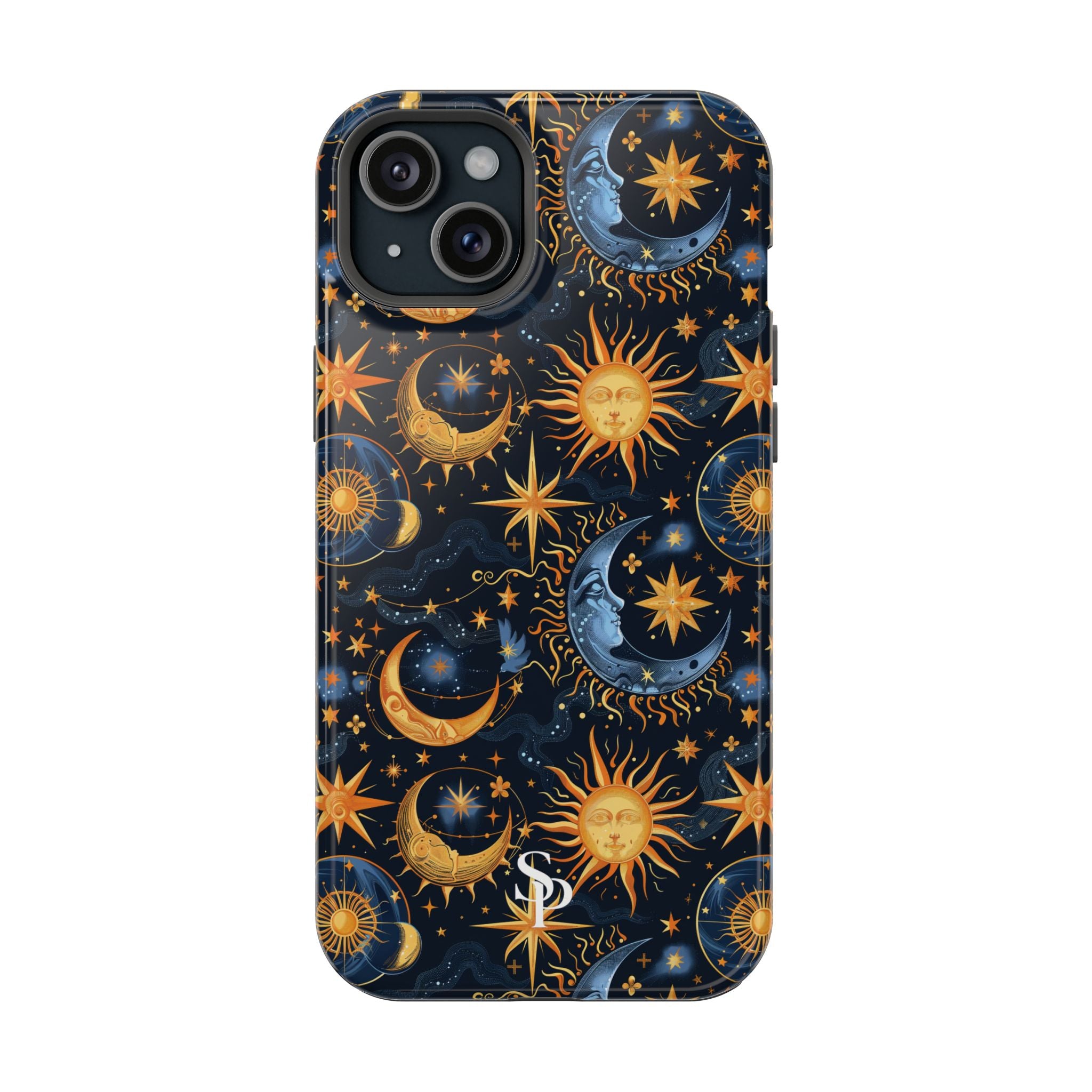 Celestial Sun and Moon Impact-Resistant Phone Case