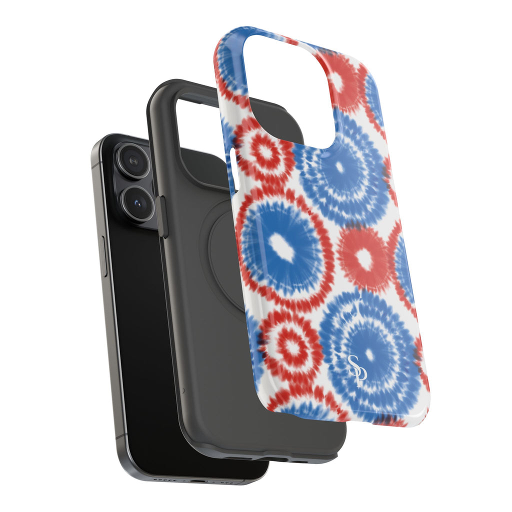 Patriotic Tie Dye Impact Resistant Phone Case