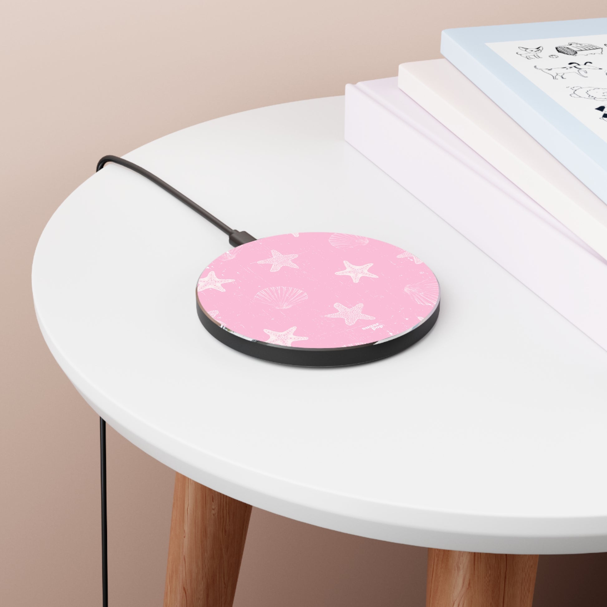 Pink Coastal Wireless Charger