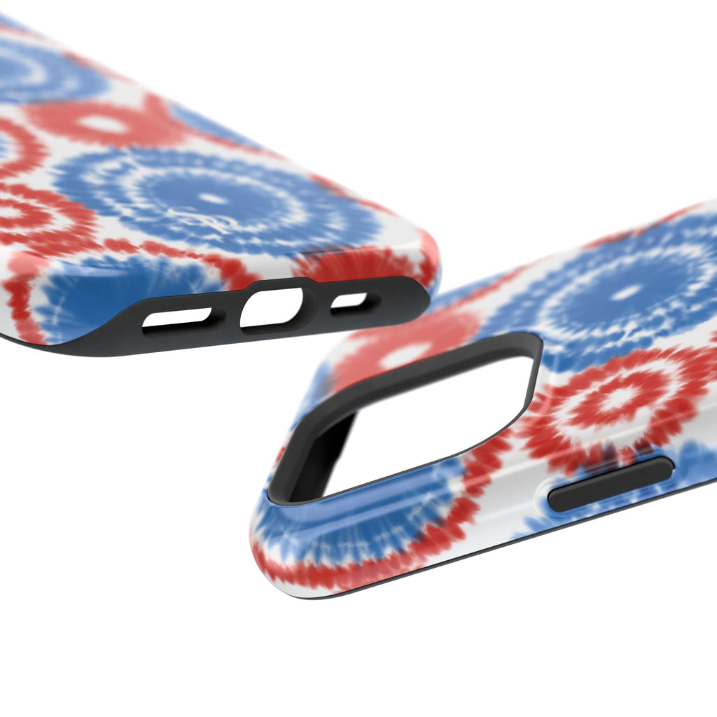 Patriotic Tie Dye Impact Resistant Phone Case