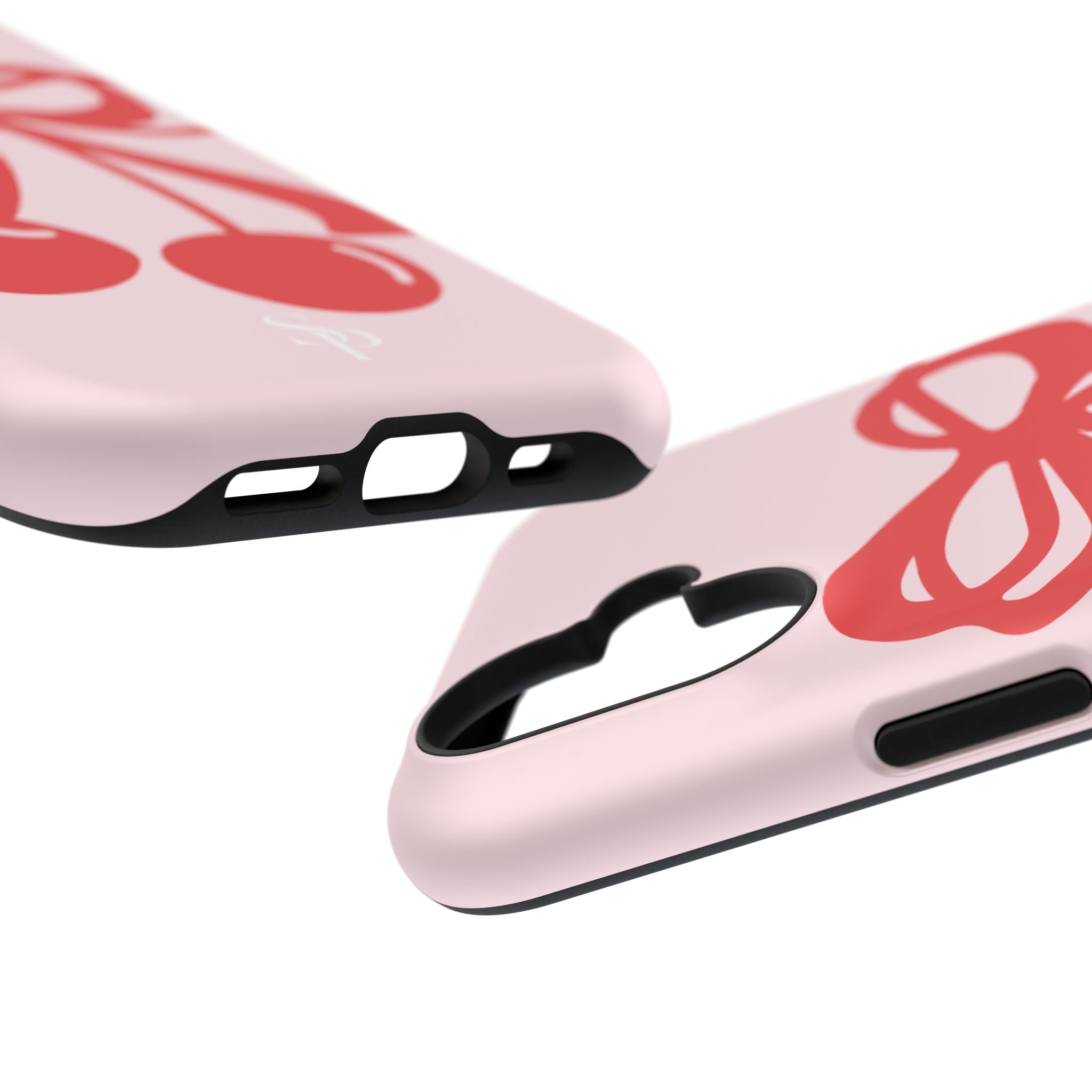 Cherry Bow Impact-Resistant Phone Case