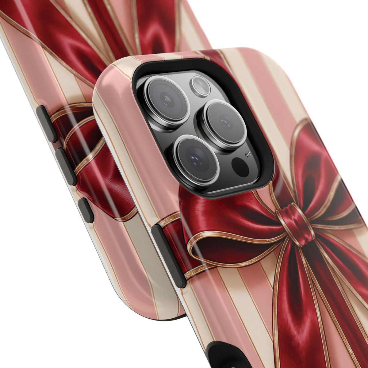 Red Bow Gift Wrap Magnetic Phone Case