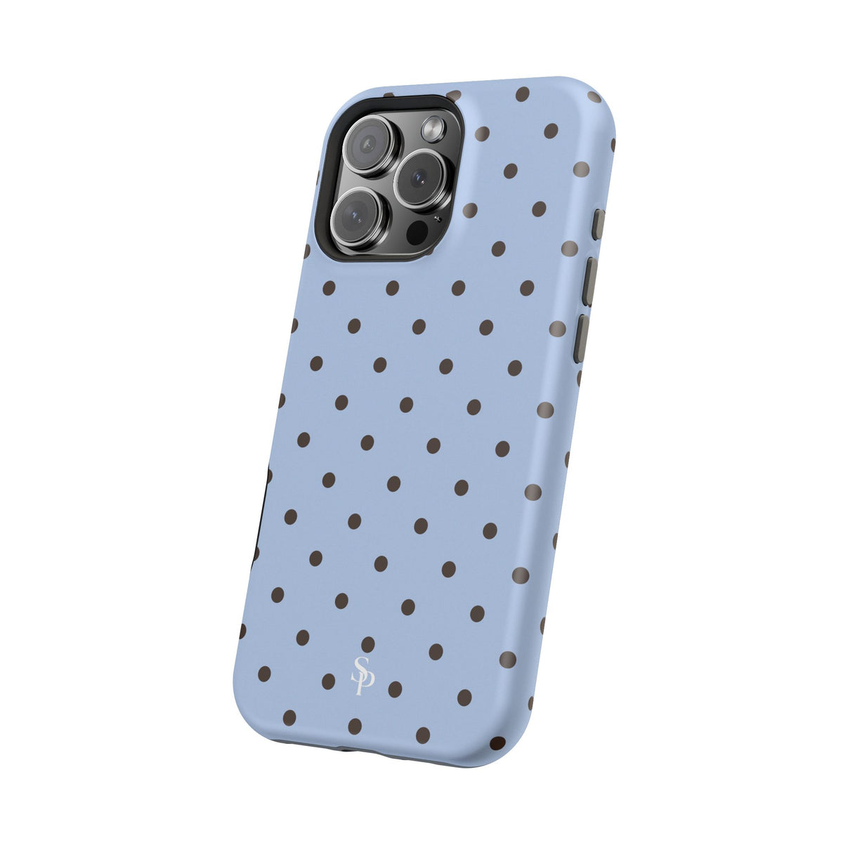 Blue Polka Dot Magnetic Impact Phone Case