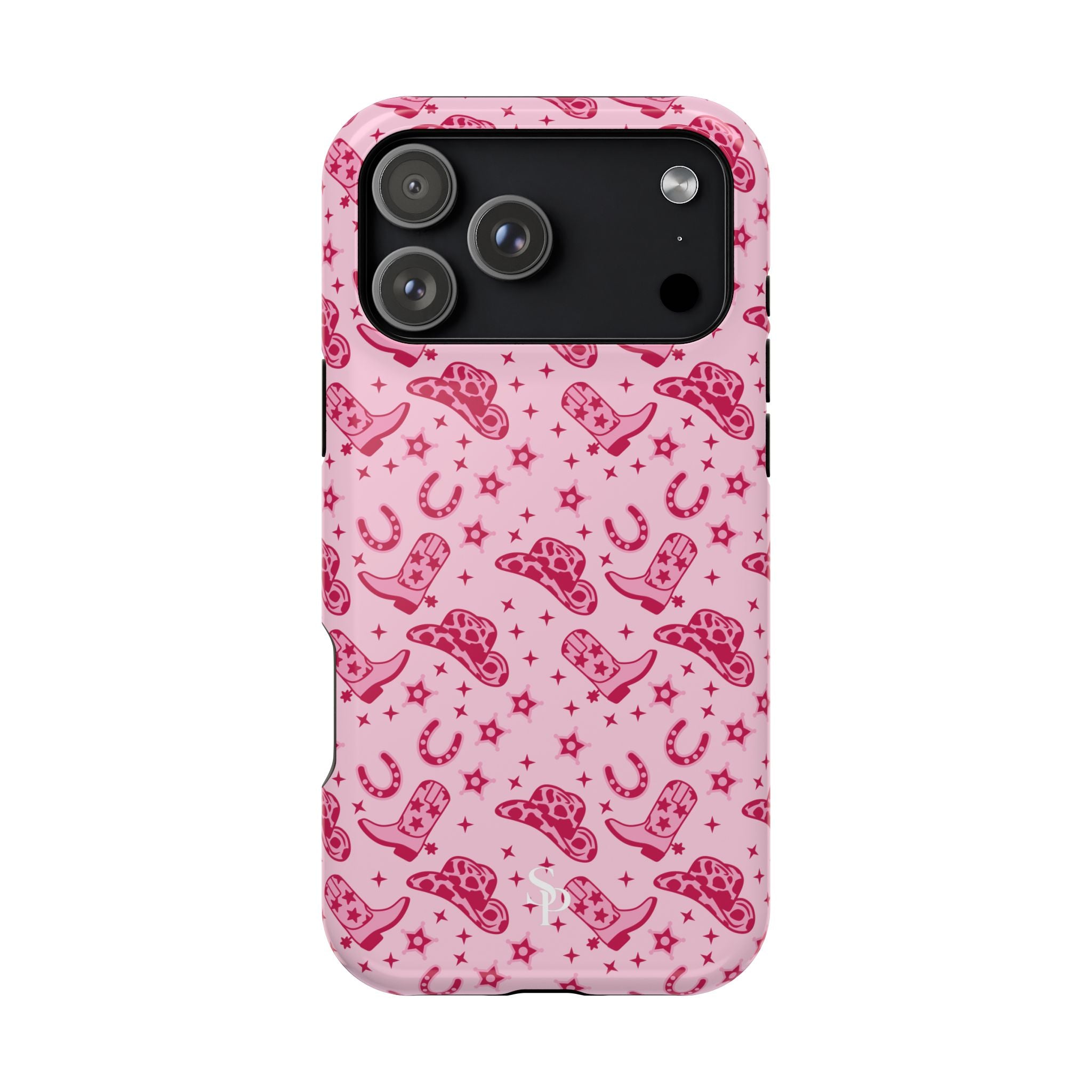 Pink Cowgirl Impact-Resistant Case