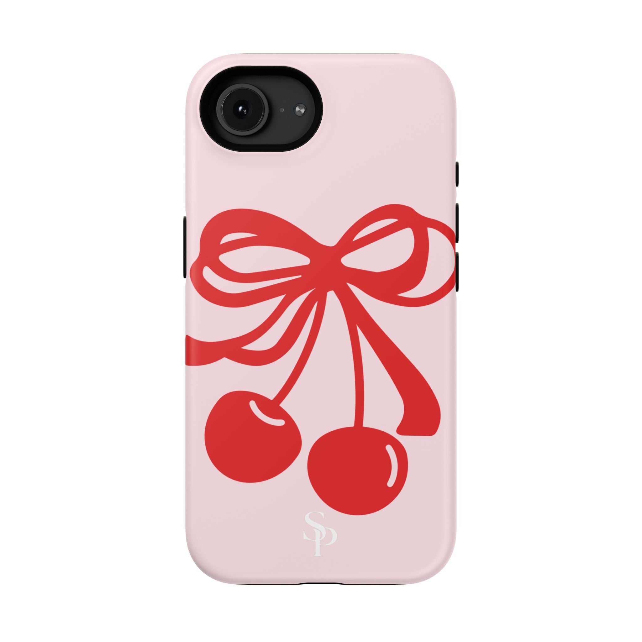 Cherry Bow Impact-Resistant Phone Case