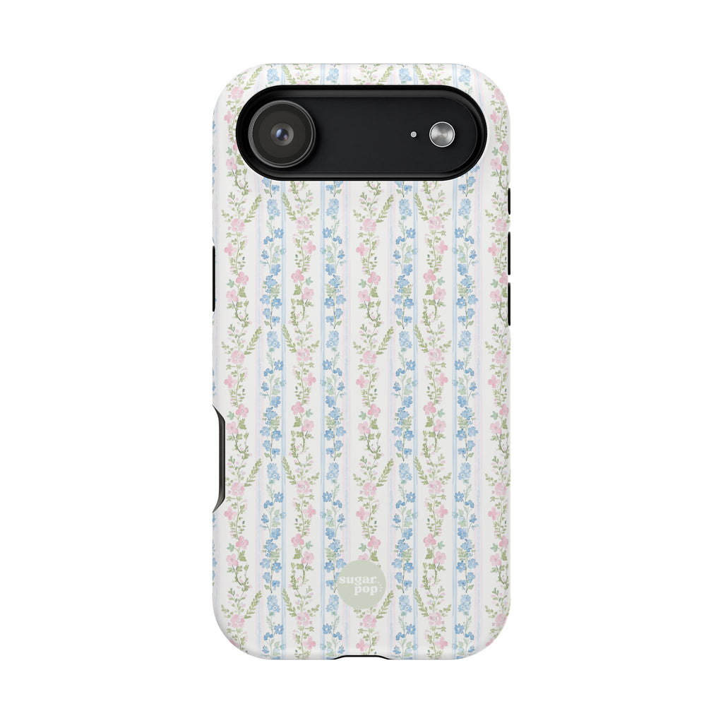 Pastel Floral Pattern Magnetic Tough Case