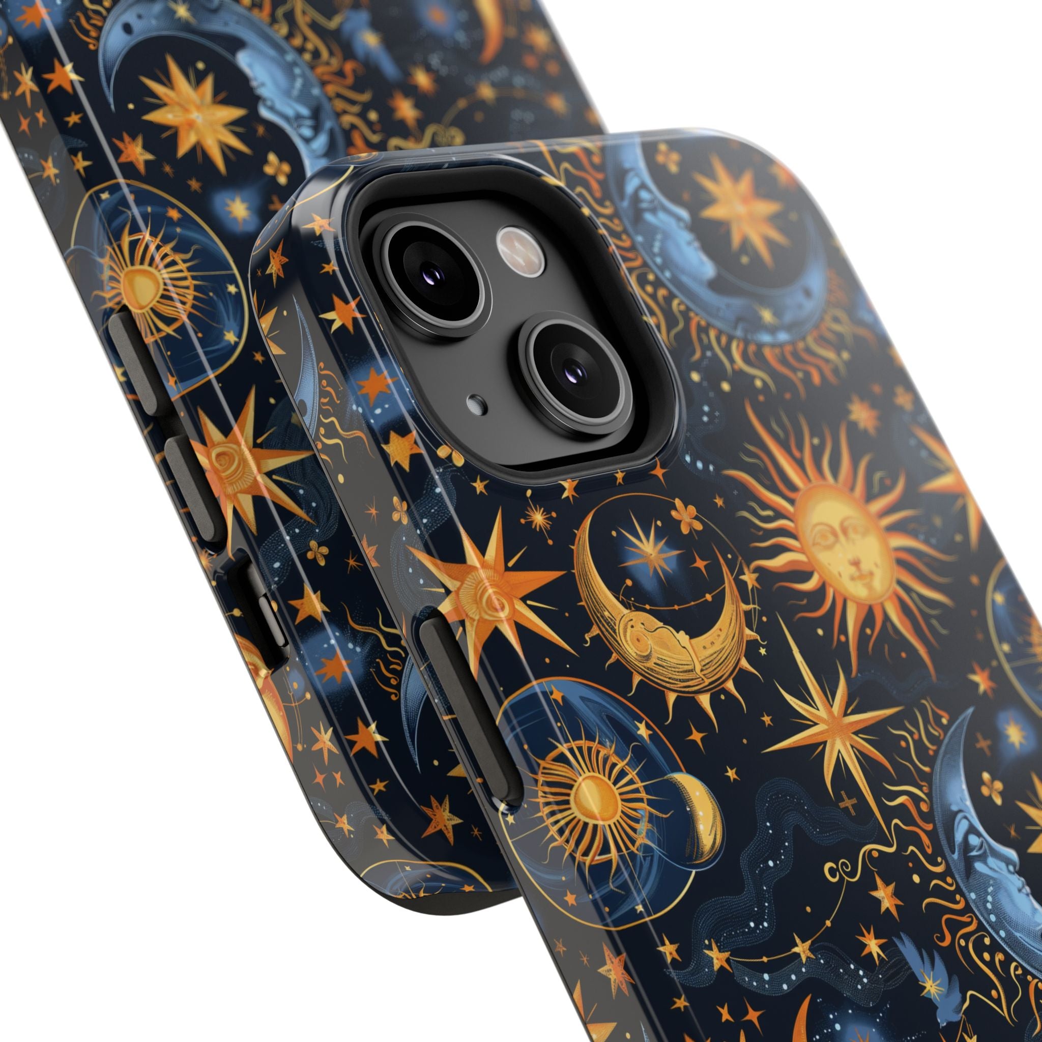 Celestial Sun and Moon Impact-Resistant Phone Case