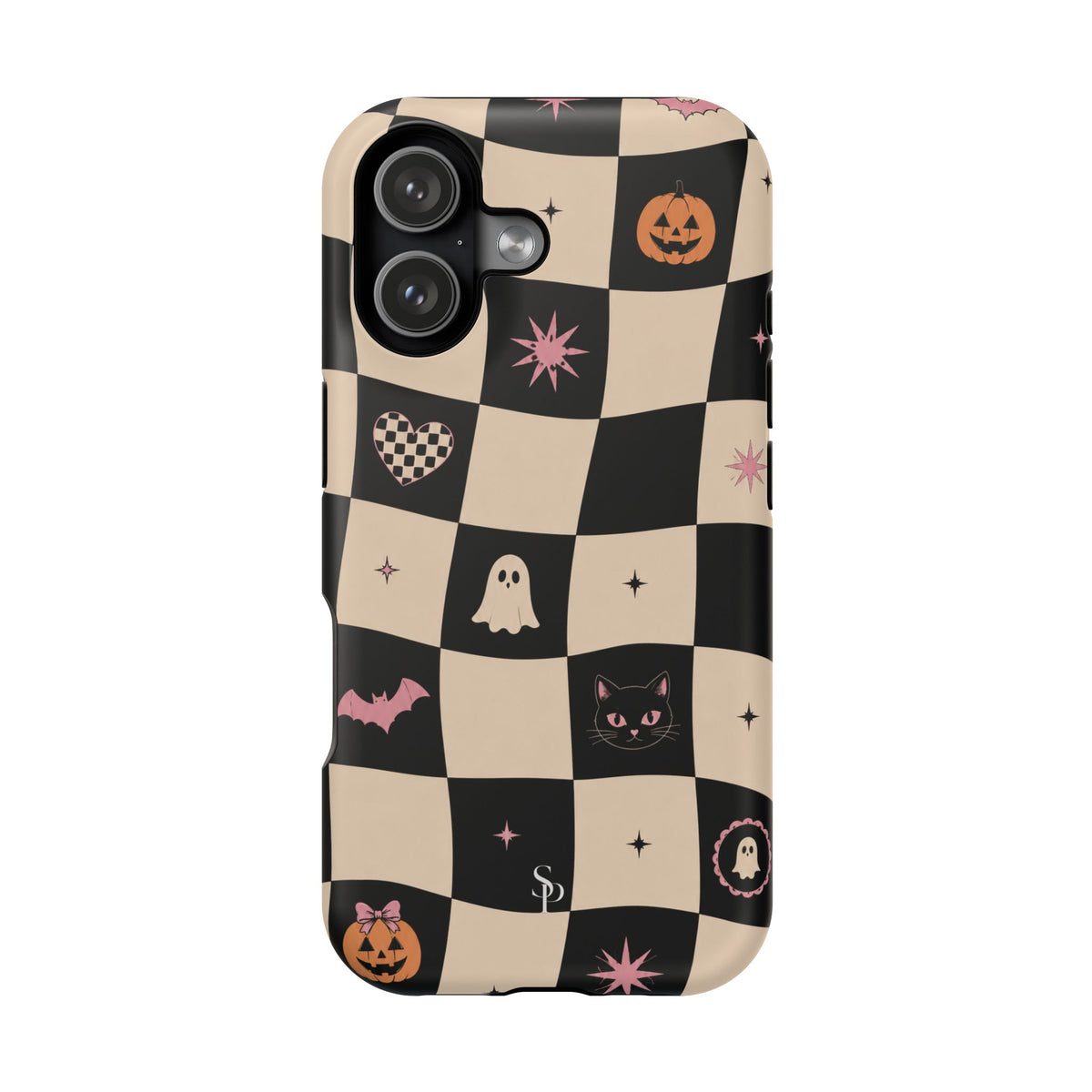 Halloween Checkerboard Magnetic Phone Case